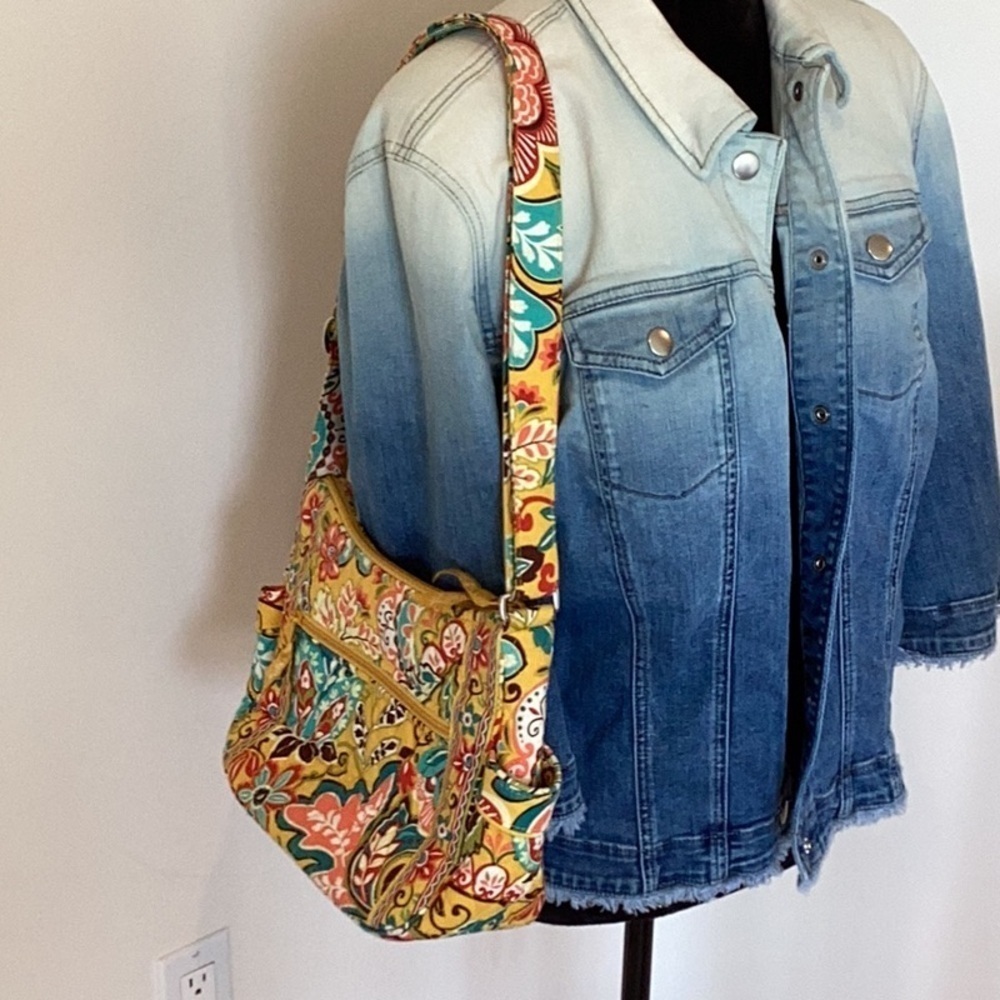 Vera Bradley Retired Yellow Provencal Pattern Shoulder bag, Purse or Crossbody - Picture 5 of 16